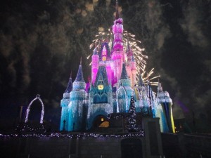 very cool castle at the magic kingdom