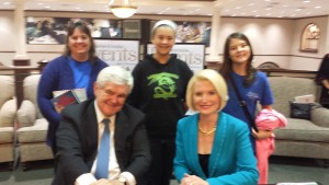 Unexpected meeting with Newt Gingrich